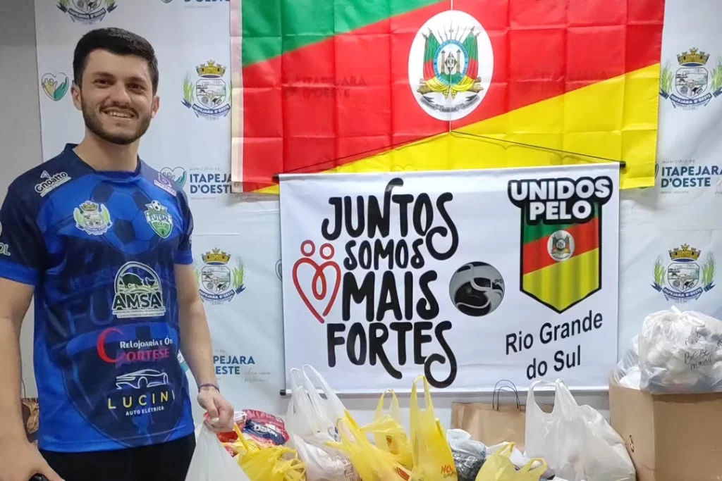 Ações Sociais Alimento Rio Grande do Sul AEF Futsal (1)